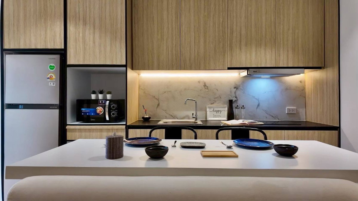 รูป คอนโดมิเนียมให้เช่า Srithana Condominium 1 พร้อมระบบรักษาความปลอดภัยมาตรฐาน #A9-C1365 - รูปที่ 4/11