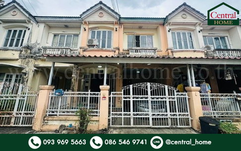 ทาวน์เฮ้าส์ บุศรินทร์ บ้านกล้วย-ไทรน้อย นนทบุรี ราคาถูกที่สุด ทำเลดี เนื้อที่กว้าง
