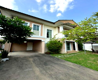 Houses for sale Chatuchot Road : sss568 2-story detached house for sale, Passorn Village 19, Chatuchot, Sai Mai.