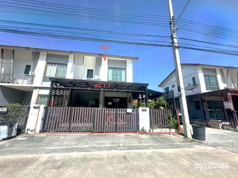 ทาวน์เฮ้าส์ 25.7 ตร.วา บ้านพฤกษาไพร์ม 115 รังสิต-คลองสาม คลองหลวง ปทุมธานี 2.5M