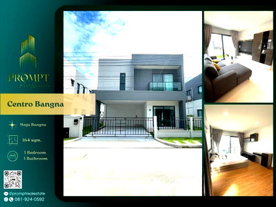 เช่าบ้านเดี่ยว สมุทรปราการ : CD03553 - Centro Bangna : MegaBangna