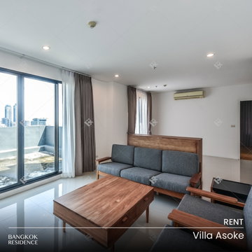 เช่าคอนโด 🌃 Villa Asoke 5นอน 312.80ตรม 190K 💎 ห้องสวย พร้อมเช่า ใกล้ MRT เพชรบุรี