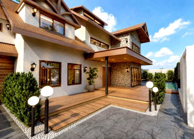 ขายบ้านเดี่ยว : 🏡✨ PRE-SALE บ้านหรูสไตล์รีสอร์ท พร้อมสระว่ายน้ำส่วนตัว   โครงการ : Country Park Ville (Olive Grove) หนองควาย - หางดง เชียงใหม่