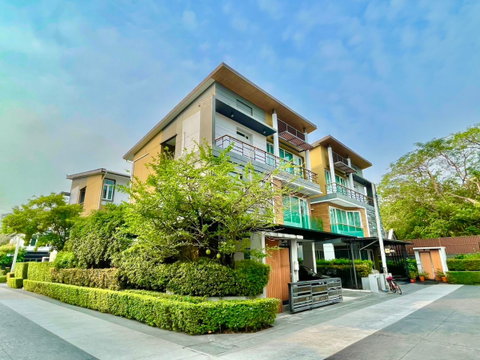 *HOT*ขายบ้านเดี่ยว 3 ชั้น The Gallery House Pattern เดอะ แกลเลอรี่ เฮ้าส์ แพทเทิร์น 4นอน 5น้ำ 57ตรว. ต่อเติมแล้ววัสดุเกรดพรีเมี่ยม แปลงมุม สงบ!!!!