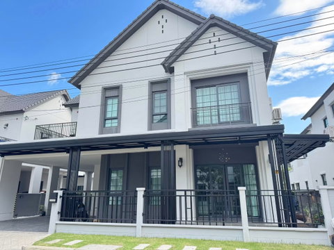 🏡 Hot Rental! Centro Bangna บ้านเดี่ยวหรู 4 ห้องนอน พร้อมเฟอร์ฯ เข้าอยู่ได้ทันที โทร 063-6165390
