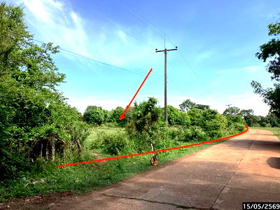 ที่ดิน เมืองสกลนคร สกลนคร : ที่ดินว่างเปล่า 2636 ตร.วา เมืองสกลนคร สกลนคร 2.4M