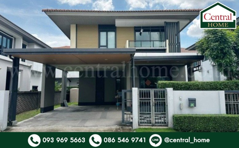 รูป บ้านเดี่ยว เศรษฐสิริ วงแหวน - ลำลูกกา สไตล์โมเดิร์น พร้อมอยู่ - รูปที่ 1/27