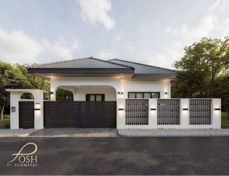 บ้านเดี่ยวชั้นเดียวรีโนเวทใหม่ เมืองถลาง ห่างจากสนามบินประมาณ 10 นาที พื้นที่ 50 ตารางวา 3ห้องนอน หมู่บ้านการ์เด้นเพลส ถลาง Garden Place
