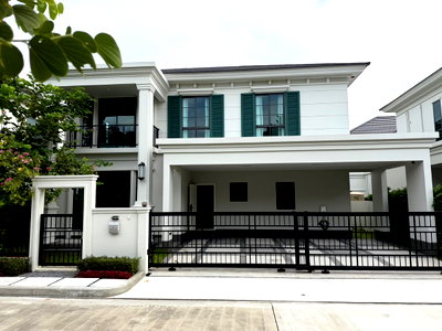 เช่าบ้านเดี่ยว มาร์เก็ต วิลเลจ สุวรรณภูมิ : ME2500297 ให้เช่าบ้านเดี่ยว 2 ชั้น สุดหรู เศรษฐสิริ บางนา กม.10 ใกล้ Mega บางนา