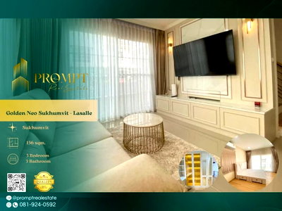 เช่าบ้านเดี่ยว ถนนสุขุมวิท : GH01354 - Golden Neo Sukhumvit - Lasalle : Sukhumvit
