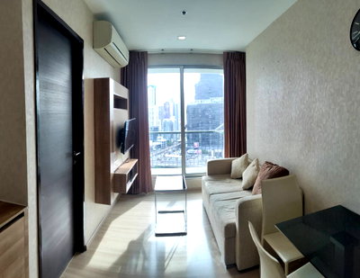 Condos for rent : 🔥 Condo for rent Rhythm Sathorn, 25th floor, beautiful city view | 450 m walk to BTS Saphan Taksin | Only 20,000 THB/month
