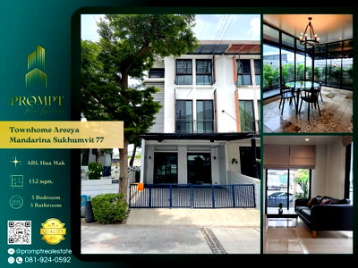 Houses for rent : ST13463 - Townhome Areeya Mandarina Sukhumvit 77 : BTS Onnut