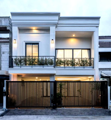 Townhouses for rent Watthana : For Rent - Modern Townhome, Pridi Panomyong 42 / Sukhumvit 71 (SH025)