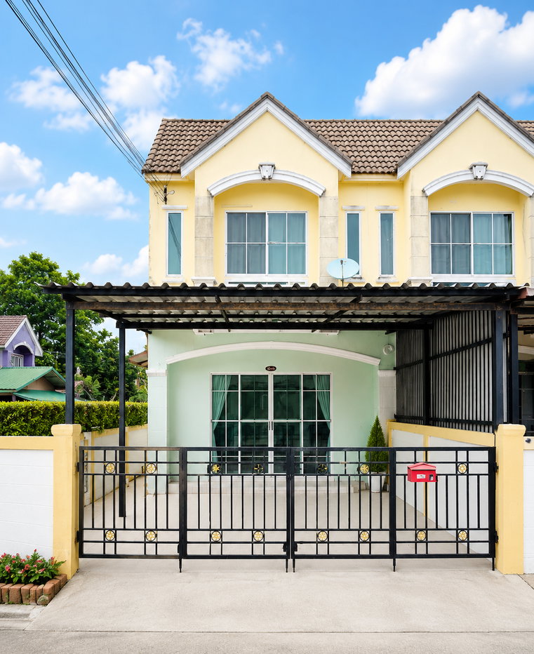 รูป ให้เช่าทาวน์โฮมหลังริม ม.ประภัสสรกรีน บ่อวิน ศรีราชา - รูปที่ 1/4