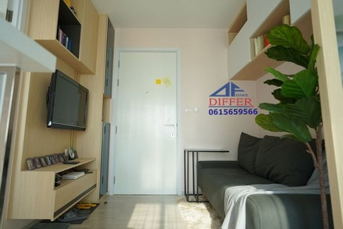 Dfb0141 For Rent Plum Condo Central Station Phase 2, East-facing unit. Cozy and airy design, perfect for relaxation. Built-in furniture throughout.