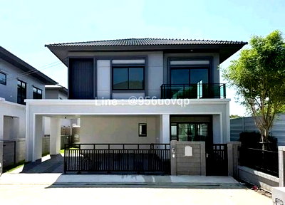 Houses for rent Samut Prakarn : SVS354 For Rent: Detached House, Britania Bangna - Sriwaree, Corner Unit, Fully Furnished, Ready to Move In.