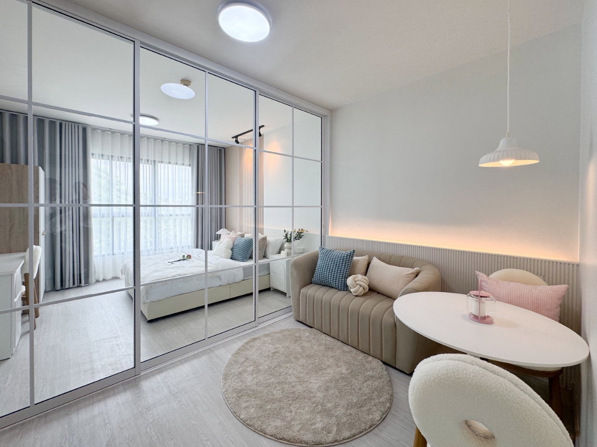 รูป ขายคอนโด Be You โชคชัย 4 ห้องสวย พร้อมเฟอร์นิเจอร์ใหม่หมด - รูปที่ 3/16