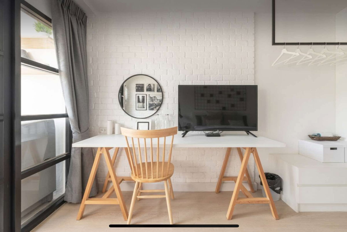 picture Condo for sale, Boonmas Mansion, Nimman. Fully furnished, spacious room, ideal for living or investment. Walking distance to One Nimman. SS-168 SS-168 - 7/10