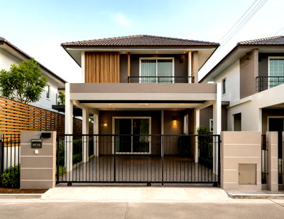 ขายบ้านแฝด : ขายบ้านแฝด ม.วัลเล่ย์ฮิลล์ เขาน้ำซับ แหลมฉบัง