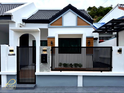บ้านแฝด ภูเก็ต : ศรีสุชาติแกรนด์วิว2 , สามกอง-รัษฎา บ้านแฝดรีโนเวทใหม่ มาพร้อมพื้นที่มุมนั่งเล่นข้างบ้าน ต่อเติมทั้งหลัง ทำเลใกล้ซุปเปอร์ชิป บายพาส 