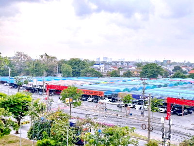 เช่าที่ดิน รร.เตรียมอุดมศึกษาน้อมเกล้า  : MRT สวนสยาม 1.5 กม. ที่ดินเทคอนกรีตแล้ว ให้เช่า 8 ไร่ 7-Eleven 200 ม. สวนสยาม 150 ม.หน้ากว้าง 163 เมตร ขนาด 3,200 ตร.ว. 12,800 ตร.ม.