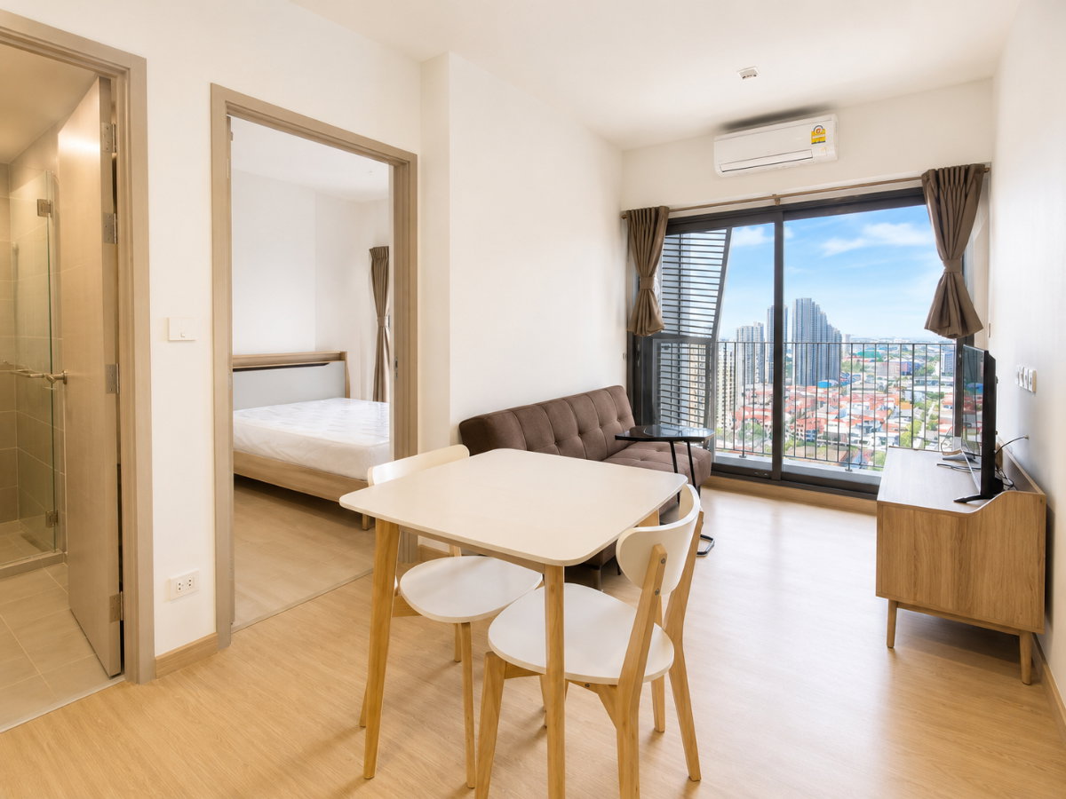 รูป เช่า 2 ห้องนอน 1 ห้องน้ำ วิสซ์ดอม คอนเนค สุขุมวิท | Whizdom Connect Sukhumvit 101 - รูปที่ 2/9