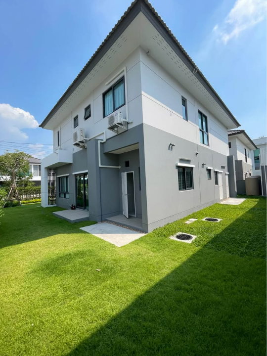 รูป HR3566ให้เช่าบ้านเดี่ยวหรูหลังใหญ่ 85 ตร.ว. CENTRO วิภาวดี ใกล้สนามบินดอนเมือง & รร.นานาชาติ Harrow บ้านใหม่พร้อมอยู่ มีห้องแม่บ้าน + EV Charger - รูปที่ 45/46