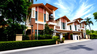เช่าบ้านเดี่ยว โรงเรียนเซนต์แอนดรูส์อินเตอร์เนชันแนล กรุงเทพ : HR3555ให้เช่าบ้านเดี่ยวหรู Baan Sansiri Sukhumvit 67 เดินเพียง 5 นาทีถึง BTS พระโขนง เปิดประสบการณ์การอยู่อาศัยเหนือระดับ