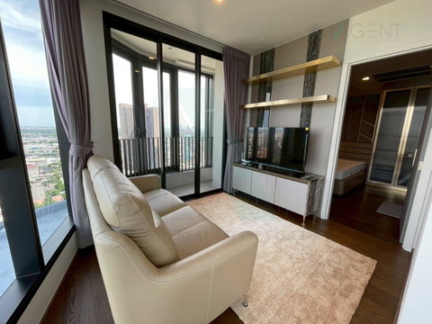 📌 For Rent Condo IDEO Q SUKHUMVIT 36 Building A, Floor 35,1 bed room, Room size 46 sqm