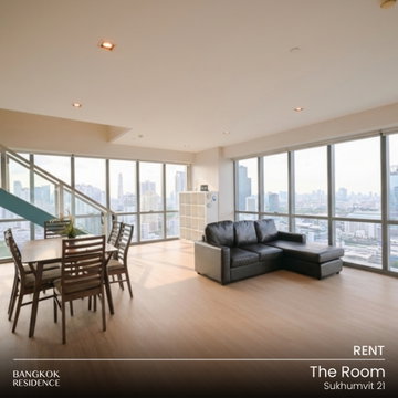 เช่าคอนโด ⭐ The Room Sukhumvit 21 2นอน 117ตร.ม. 95k 🌠 ห้องวิวสวยตระการตา โล่ง ใกล้ BTS อโศก 