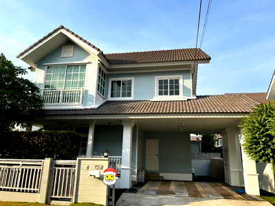 บ้านเดี่ยวให้เช่า : 🏡✨ บ้านเดี่ยวหรูให้เช่า โครงการบุราสิริ ปัญญาอินทรา 3 ห้องนอน 3 ห้องน้ำ บ้านสวย สะอาด ตกแต่งอย่างดี เฟอร์นิเจอร์ครบ พร้อมเครื่องใช้ไฟฟ้า