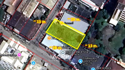 Land for sale Tesco Lotus Srinakarindra : Land for Sale in Sridan 3, near MRT Sri Bearing station, 6 Million Baht Ref no. 00160983