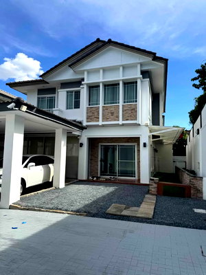 Houses for sale Nonthaburi : 🔥 House for Sale at Mantana Ratchapruek | Corner House with Spacious LandNear MRT Pink Line – Pak Kret Bypass Station