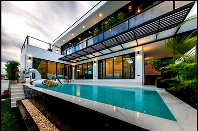 เช่าบ้านเดี่ยว วิทยาลัยเชียงใหม่บริหารธุรกิจนานาชาติ : ให้เช่า Pool Villa 2 ชั้น พร้อมสระว่ายน้ำส่วนตัว ทำเลโรงเรียนวารีเชียงใหม่อินเตอร์   #A6-V0009