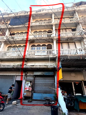 Shophouses for rent Charan Sanitwong 44 : 4-story building for rent in the Rama 8 area, Soi Arun Amarin 30.
