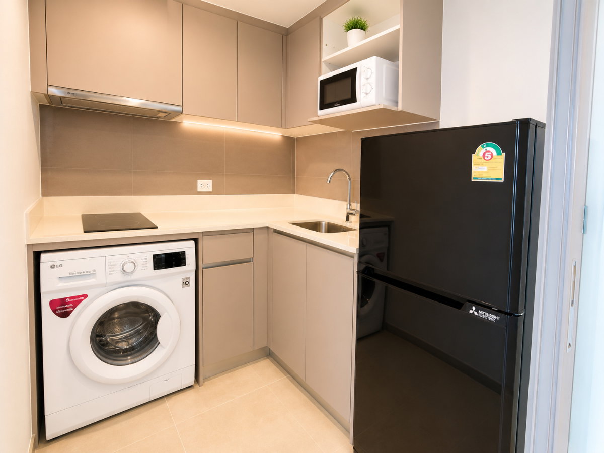 รูป เช่า 2 ห้องนอน 1 ห้องน้ำ วิสซ์ดอม คอนเนค สุขุมวิท | Whizdom Connect Sukhumvit 101 - รูปที่ 7/9
