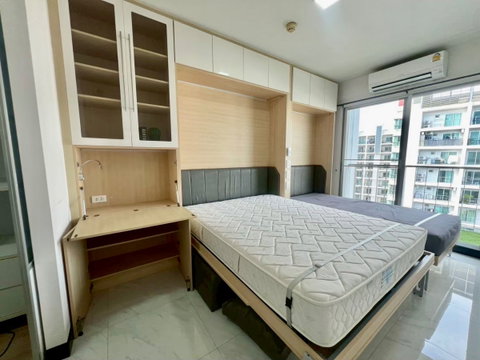 ให้เช่า The Parkland Srinakarin – Sukhumvit 105 ห้องมุม 2 ห้องนอน ชั้นสูง วิวเปิดโล่ง ลมดี เฟอร์นิเจอร์ครบ พร้อมเข้าอยู่
