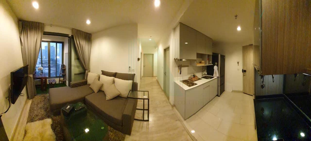 รูป 🚩 ให้เช่าคอนโด ไอดีโอ โมบิ พระราม 9 อาคาร 1 ชั้น 9 2 ห้องนอน ขนาด 53.00 ตรม ใกล้ เซ็นทรัลพระราม 9 - รูปที่ 7/8