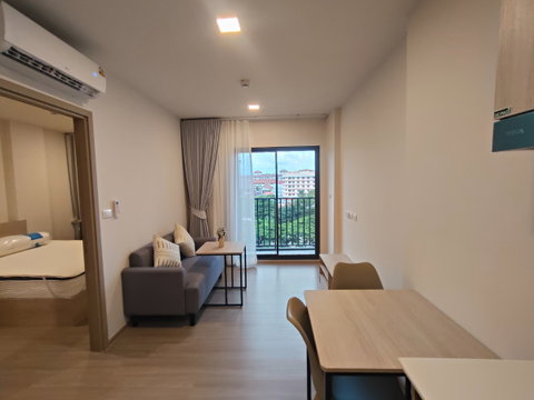 K2035ให้เช่าคอนโดใหม่ ดีคอนโด แคมปัส ขอนแก่น (D condo campus) #มีเครื่องซักผ้าและทีวี #ติดฟิล์มกันร้อน