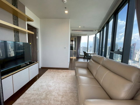 IDEO Q Sukhumvit 36 ​​corner room for rent, good price, high floor, beautiful view. Well decorated Complete with furniture!!