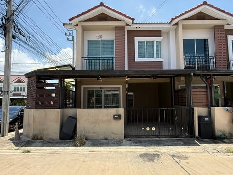 🔥ขาย ทาวน์โฮม 2 ชั้น ✅ ภูมิใจนิเวศน์ เทพารักษ์ (Poomjainivate Theparak) | ใกล้ MRT ศรีเทพา