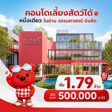 Pet friendly Condominium Thammasart university 