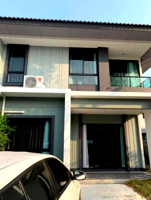 บ้านแฝดให้เช่า : ให้เช่าบ้านแฝด คณาสิริ ศาลายา–ปิ่นเกล้า เฟอร์นิเจอร์ครบ เข้าอยู่ได้ทันที (H6914)