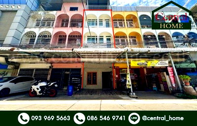 อาคารพาณิชย์ ม.เกษมบัณฑิต พัฒนาการ : อาคารพาณิชย์ 4 ชั้น รีโนเวทสวยพร้อมอยู่ แยกลำสาลี รามคำแหง 58 - บางกะปิ ราคาดีมาก