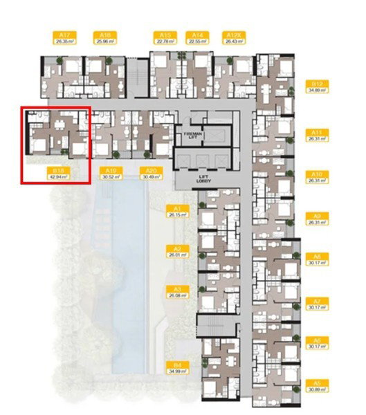 รูป A045722 Nue Noble Ratchada-Lat Phrao - รูปที่ 7/7
