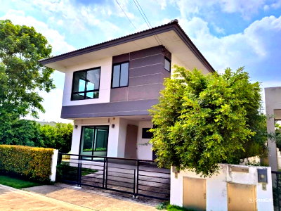 ขายบ้านเดี่ยว : ขายบ้านเดี่ยวหลังริม หมู่บ้านคาซา วิลล์ บางใหญ่ | Casa Ville Bangyai บางใหญ่ นนทบุรี ใกล้เซ็นทรัล เวสต์เกต ใกล้รถไฟฟ้าสายสีม่วง สถานีคลองบางไผ่