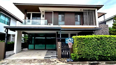 บ้านเดี่ยวให้เช่า : ให้เช่าบ้านเดี่ยว 2 ชั้น มัณฑนา อ่อนนุช - วงแหวน 3 4 ห้องนอน 3 ห้องน้ำ