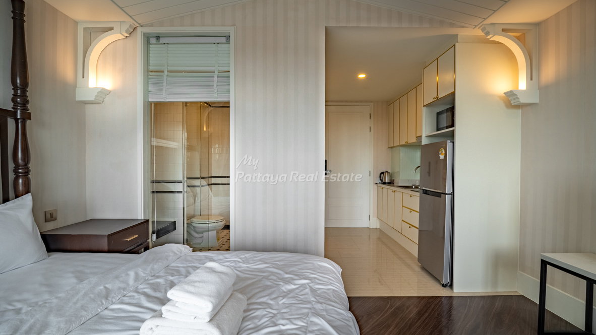 รูป 🛏️ Studio - 🛁 1 ห้องน้ำ - 🏙️ City View - 🇹🇭 ชื่อไทย - 🏢 Grand Florida Beachfront Resort Pattaya - รหัส: GF10 - รูปที่ 9/10