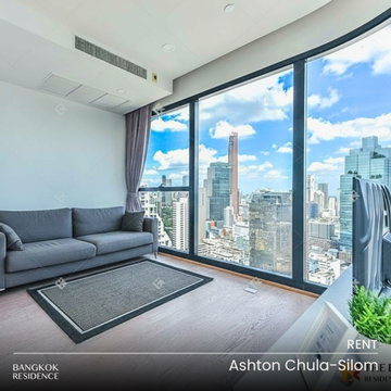 เช่าคอนโด 🌃 Ashton Chula-Silom 2นอน 57.50ตร.ม. 55k 🌟 ห้องสวย เฟอร์ครบ ชั้นสูง ใกล้ MRT สามย่าน 