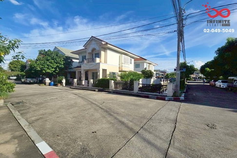 ขายบ้านเดี่ยว 2 ชั้น หลังมุม หมู่บ้านเดอะวิลล่า ท่าอิฐ-รัตนาธิเบศร์ ใกล้ MRT บางรักน้อย-ท่าอิฐ